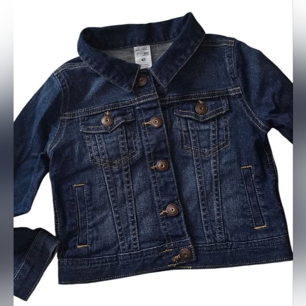 Boys Girls Simple Joys 4T Denim Jean Jacket
